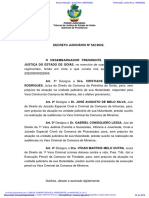 Decreto Judiciário 522 2022 Designa Dra. Cristiane Moreira Lopes Rodrigues