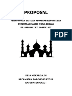 Proposal Renovasi Masjid