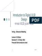 Introduction to Digital VLSI Design Verilog Behavioral Modeling