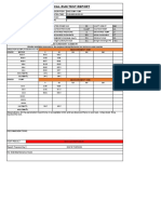 MECHANICAL RUN TEST REPORT