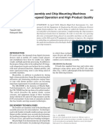 Semiconductor Assembly and Chip Mounting Machines Designed For High-Speed Operation and High Product Quality