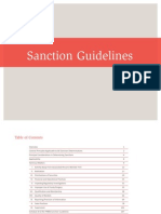 Sanction Guidelines