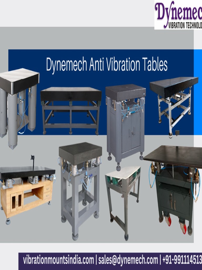 Dynemech Vibration Isolation Table PDF