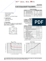 Csd19534Q5A 100 V N-Channel Nexfet™ Power Mosfets: 1 Features