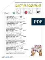 Les Adjectifs Possessifs