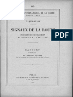 Congreso 1908 Paris Señalamento