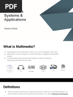 Multimedia Systems & Applications