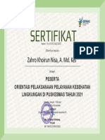 Sertifikat Yankesling PKM Tahun 2021 Reg 2