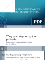 Nghiệm gần đúng pt phi tuyến