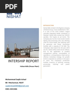 Power Plant Internship Report