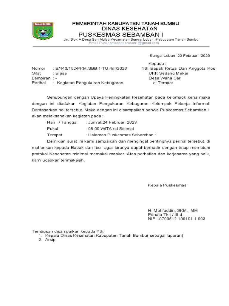 Undangan Kegiatan | PDF
