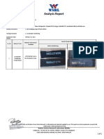 Accelerated Weathering Test Report Analysis