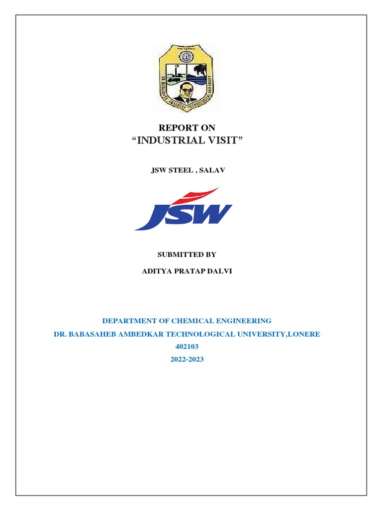 JSW Steel Salav Plant Overview | PDF | Carbon Dioxide | Chemical Reactor