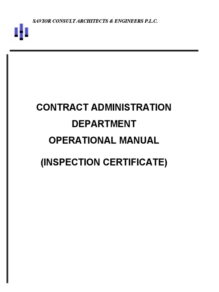 Contract Administration Department Format | PDF | Concrete ...