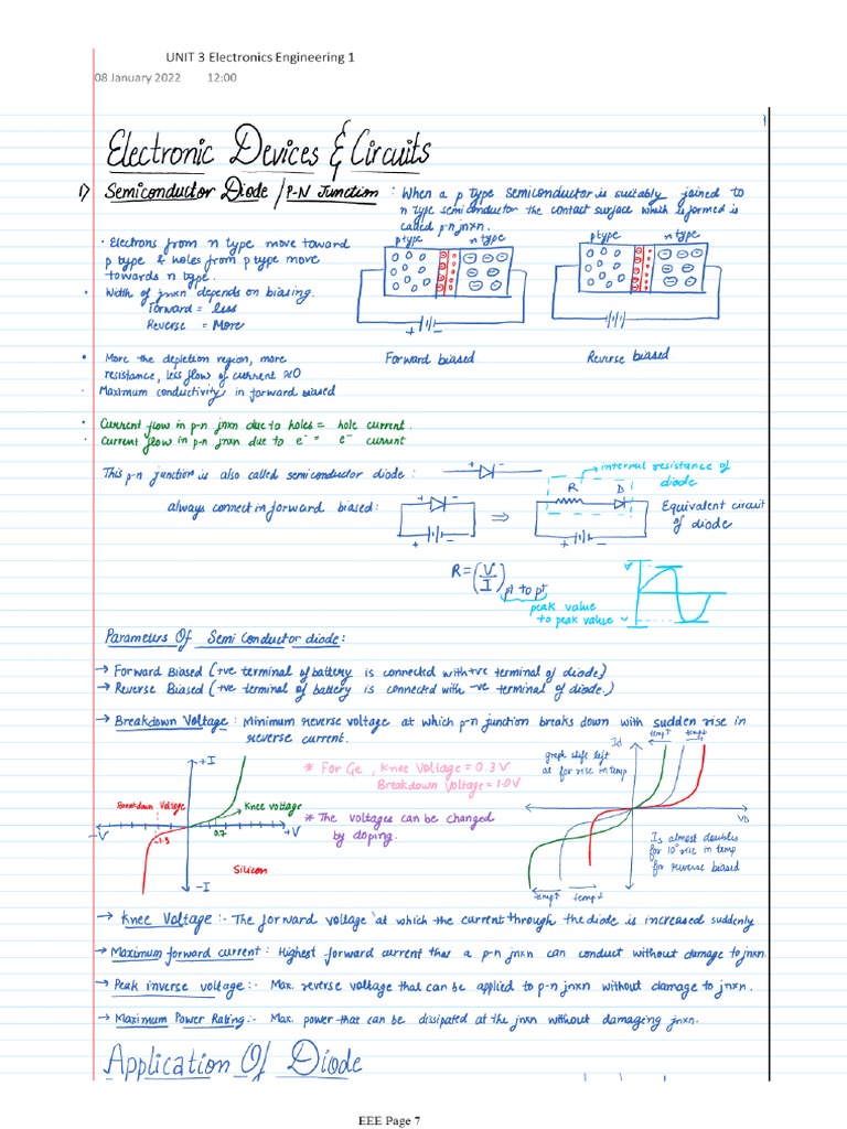 EEE Notes 1st Sem - Vishu | PDF