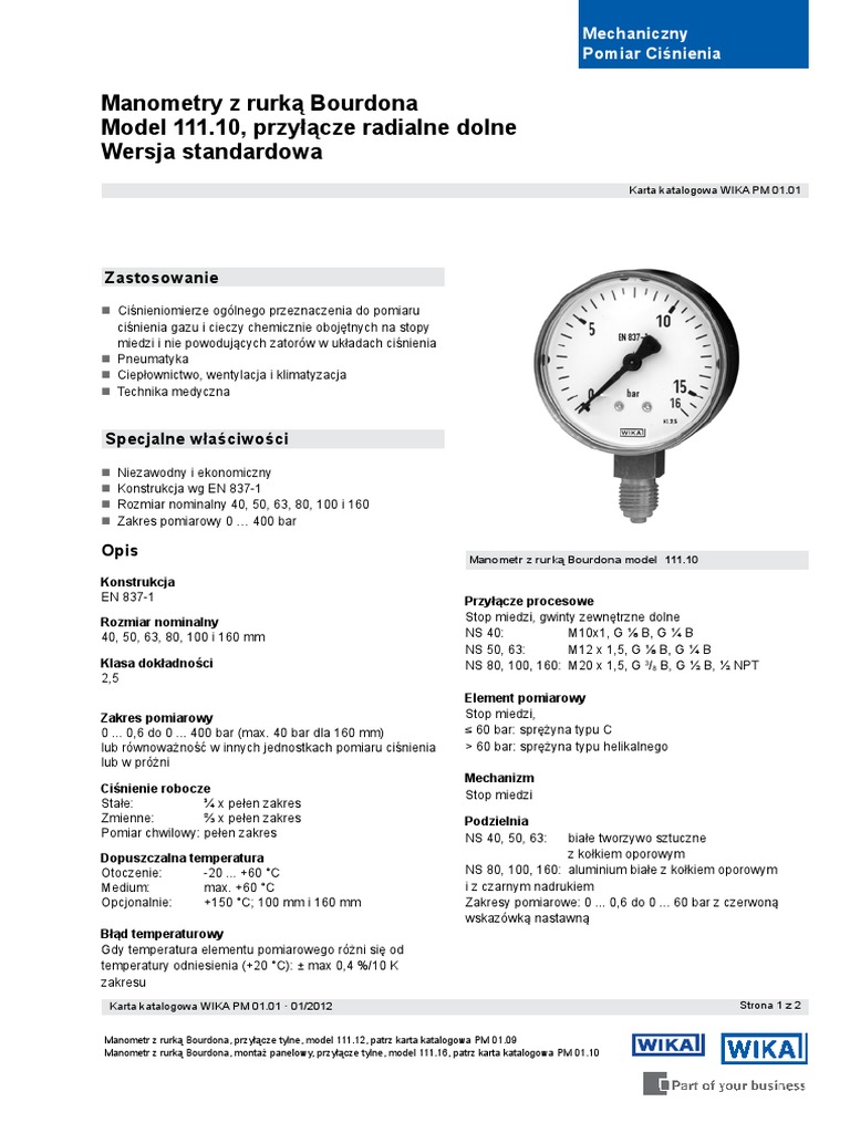 Manometer | PDF