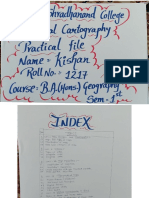 Cartography Practical File