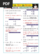 Day 08 Trigonometry 01 Print (50 Marathon Maths)