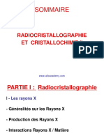 Cours 01 Radiocristallographie