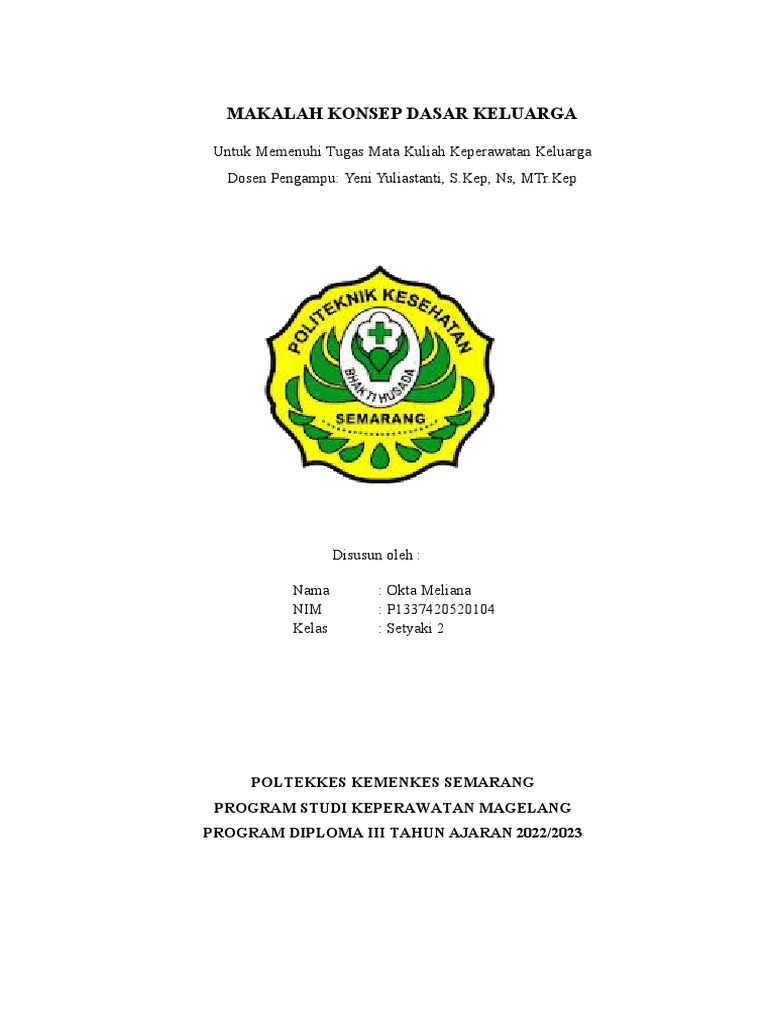 Keluarga Sebagai Unit Terkecil Masyarakat Pdf