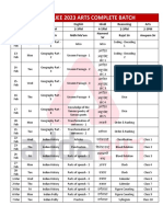 Up B.Ed Jee 2023 Arts Complete Batch