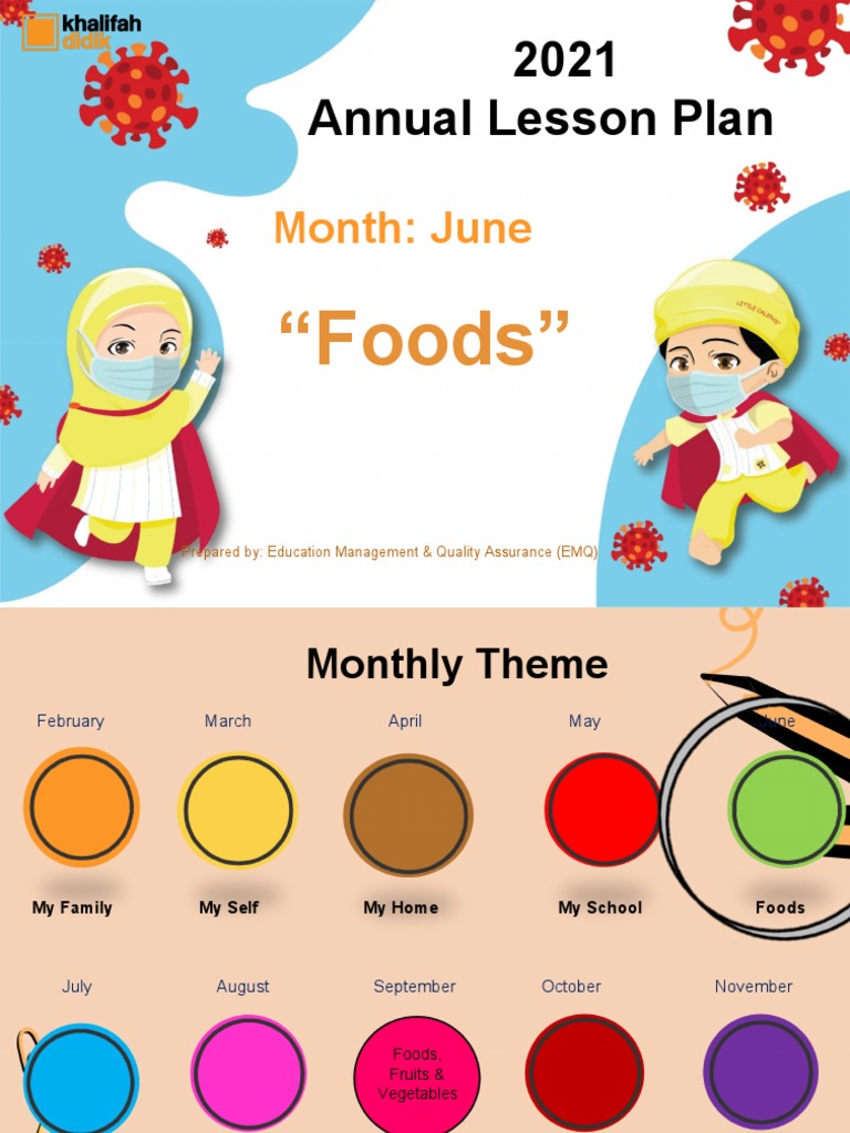 2021 Annual Lesson Plan (June) Week 3 4 PDF Foods Nutrition