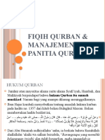Fiqih Qurban & Manajemen Panitia Qurban
