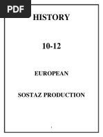 History European 10-12 Notes