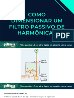 Dimensionar filtro harmônicas LC