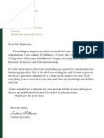 Application Letter