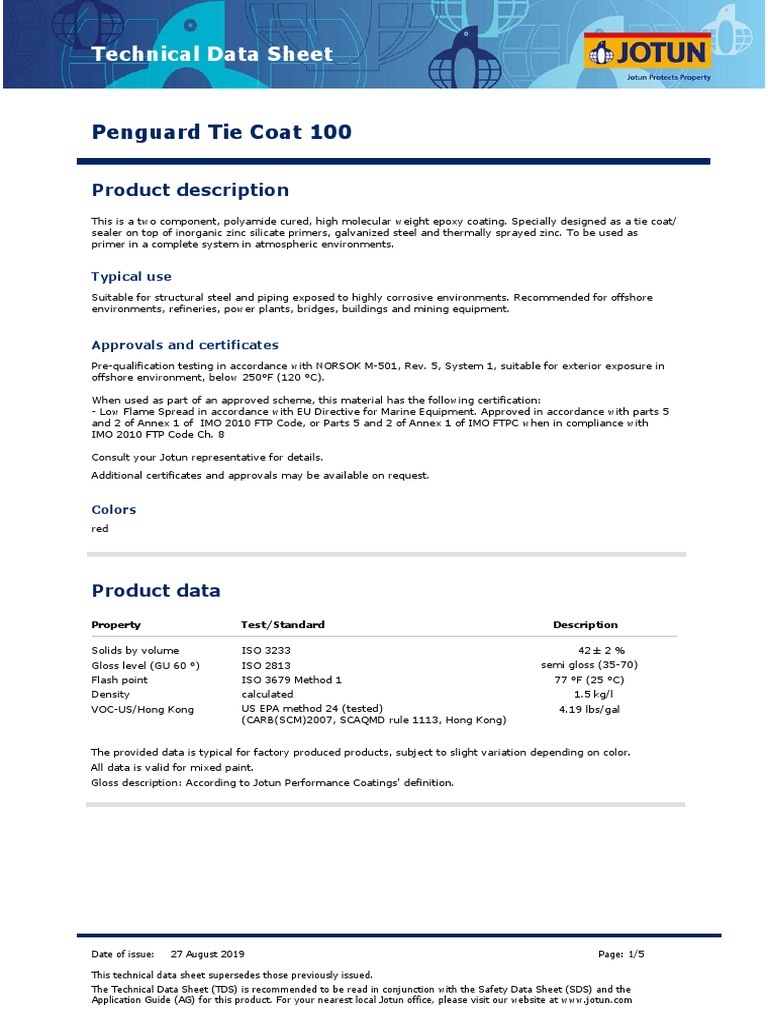 penguard tie coat 100