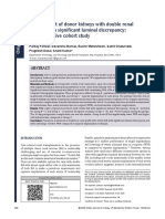 Management of Donor Kidneys With Double Renal.9