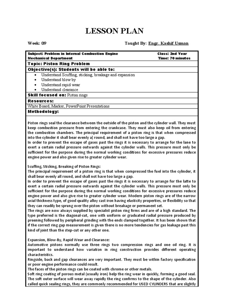 LP10 Piston Ring Problems Done PDF