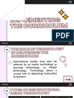 Group 4 - Implementing The Curriculum