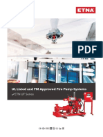 Etna UL Listed and FM Approved Fire Pump Systems Commercial Leaflet