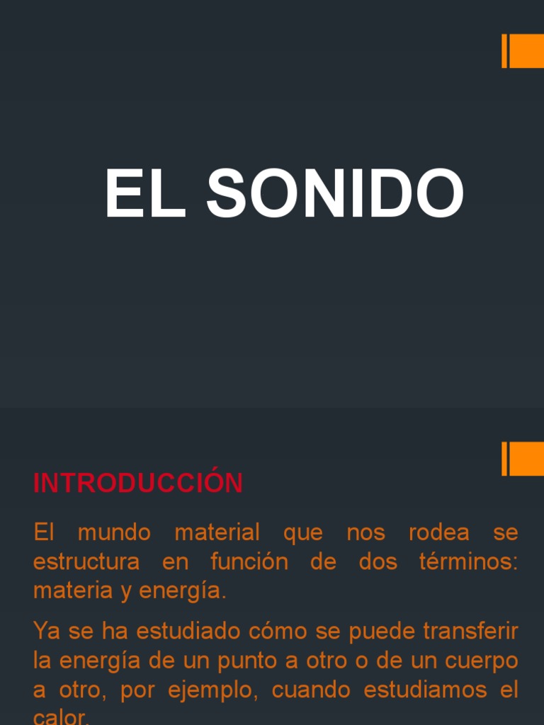 Apunte 3 El Sonido 2 Pdf Sonido Escuchando