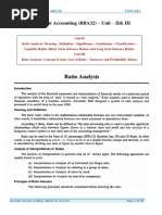 Management Accounting - Fund Flow Analysis