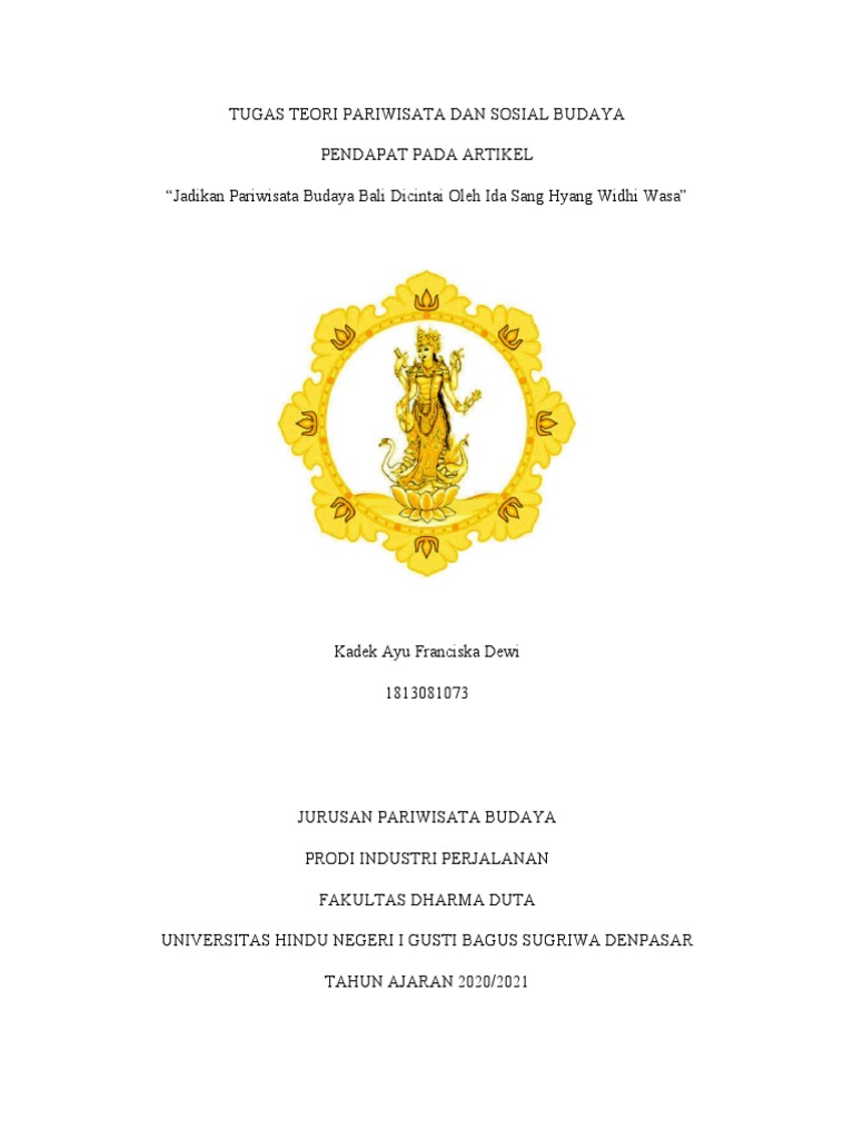 UAS Pak Sumadi Franciska | PDF | Ilmu Sosial | Agama & Spiritualitas