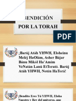 BENDICIÓN DE LA TORAH 