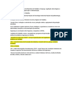 Normas Regulamentadoras Do Ministério Do Trabalho e Emprego