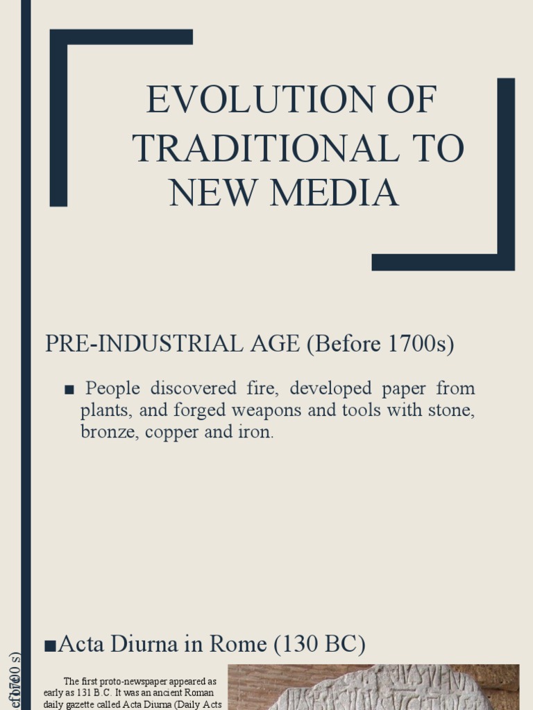 Lesson 2 evolution of traditional to new media download free pdf