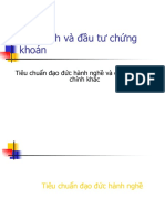 Chương 6. Tiêu chuẩn hành nghề