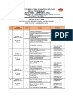 Jadwal Sosialisasi