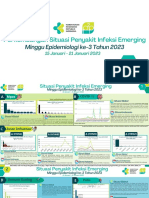 Perkembangan Situasi Penyakit Infeksi Emerging Minggu Epidemiologi Ke-3 Tahun 2023