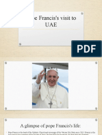 Pope Francis's Visit To UAE