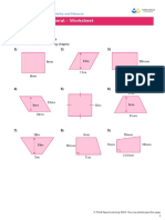 Third Space Learning Area of A Quadrilateral GCSE Worksheet 1