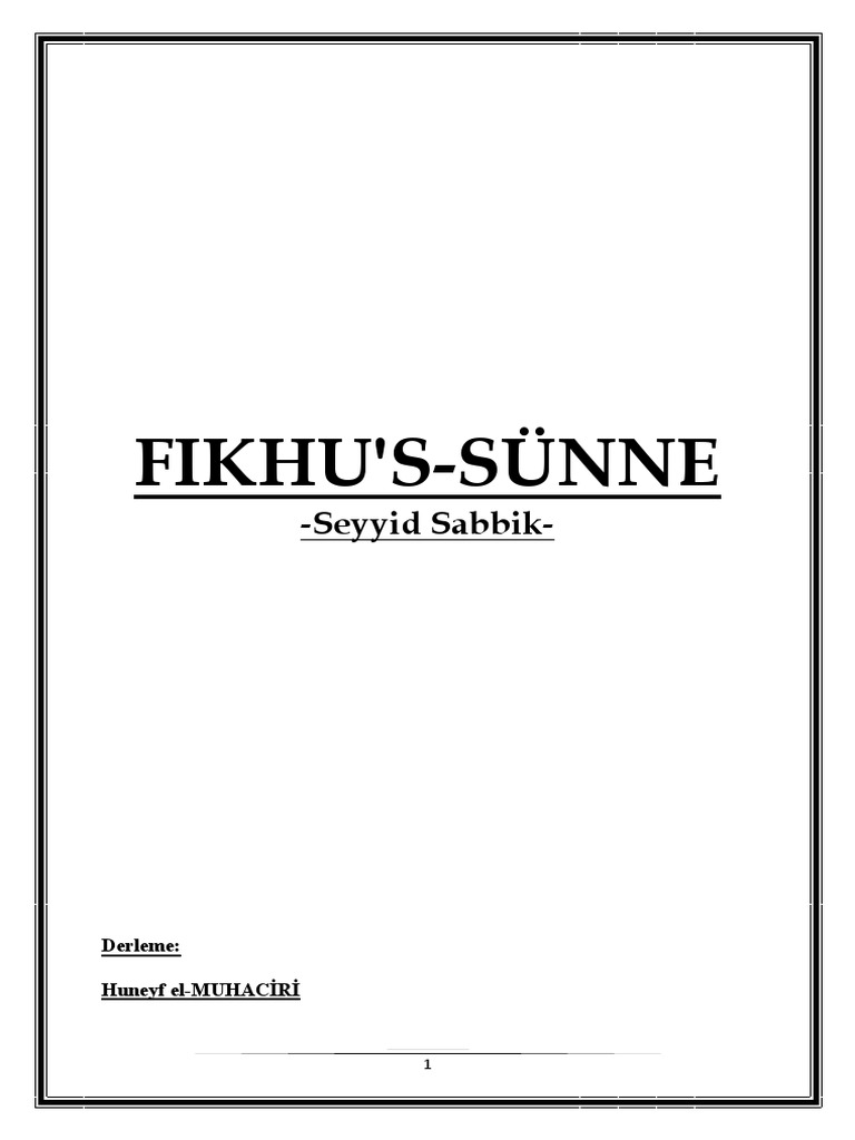 Fikhu's Sünne | PDF