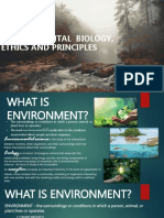 Lesson 1 Ecology and Ethics