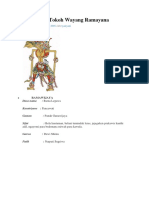 Watak Dan Tokoh Wayang Ramayana