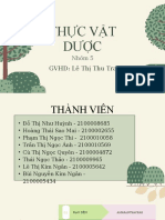 THỰC VẬT DƯỢC